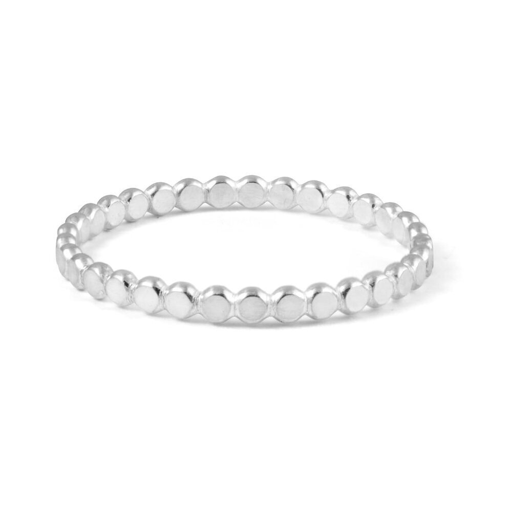 925 Sterling Silver Stacking Rings Hand | Dainty Simple and Minimalist Silver